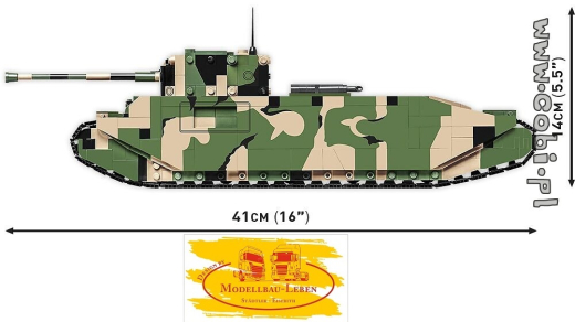 Cobi 2544 Historical Collection World War II TOG II* - Super Heavy Tank Bausatz 1230 Teile