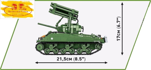 Cobi 2569 Historical Collection World War II M4A3 Sherman & T34 Calliope - Executive Editon Bausatz