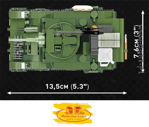 Cobi 3048 Company of Heroes M3A1 Stuart Bausatz 488 Teile 1 Figur