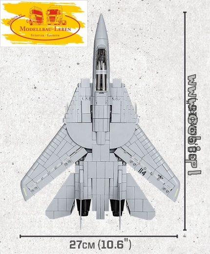 Cobi 5811 Top Gun Maverick F-14A Tomcat™ Bausatz 752 Teile 2 Figuren
