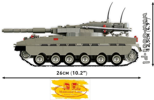 Cobi 2621 Historical Collection Armed Forces Merkava Mk. 1/2 Bausatz 825 Teile