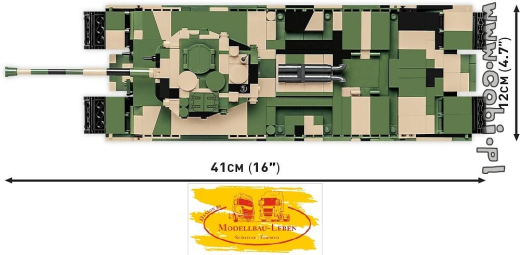 Cobi 2544 Historical Collection World War II TOG II* - Super Heavy Tank Bausatz 1230 Teile