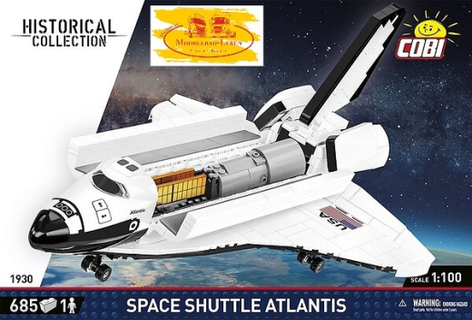 Cobi 1930 Space Shuttle Atlantis Bausatz 690 Teile / 1 Figur