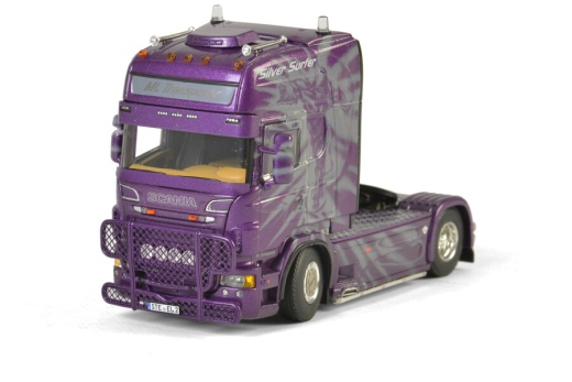 WSI 01-1809 Silver Surfer, ML Transporte Lengler Scania R6 Topline 4x2 -1:50