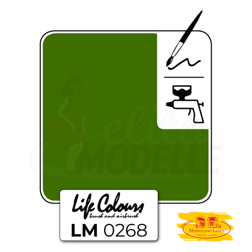 Elita LC000337-SM-015 Life Colours LM 0268 John Deere Grün seidernmatt 15 ml