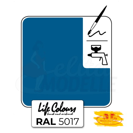 Elita LC075017-GL-015 Life Colours Verkehrsblau, RAL 5017 glänzend 15 ml