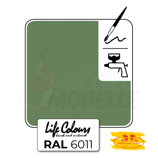 Elita LC006011-GL-015 Life Colours RAL 6011 Resedagrün glänzend 15 ml
