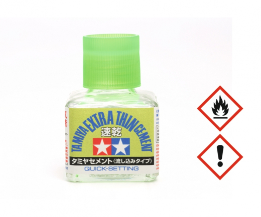 Tamiya 300087182 Plastikkleber Quick extra dünnflüssig 40ml