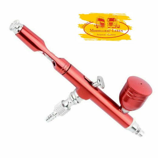 03K333 Profi-Air Brush Airbrushpistole Komplett Airbrush Pistole Double Action Pistolen 0,3mm 7ml ro
