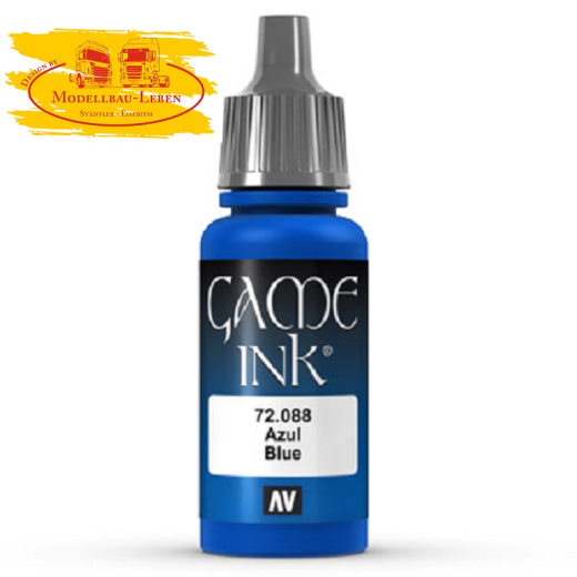 VA 72.088 Vallejo Game Color Ink: 088 Ink Blue, 17 ml