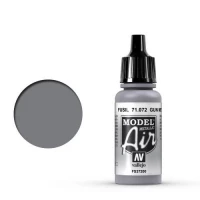 VA 71.072 Vallejo Model Air: 072 Gun Metal, 17 ml