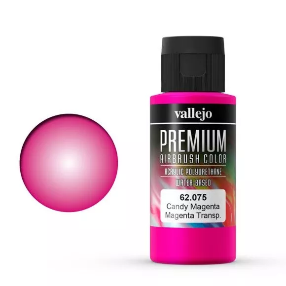 VP 62.075 Vallejo Premium: Candy Magenta (Polyu.) (60ml)