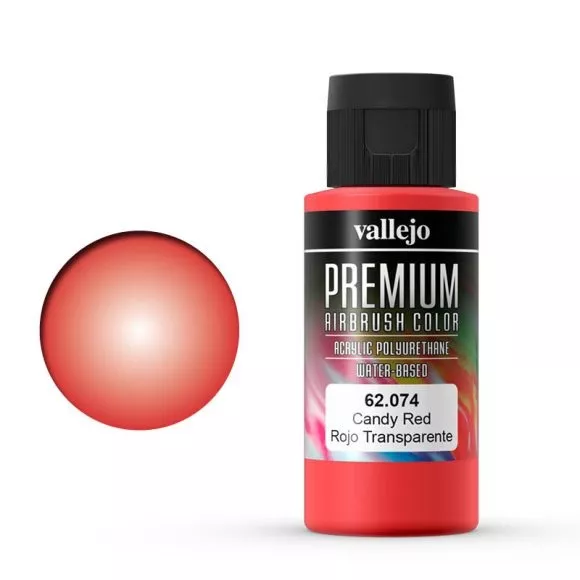 VP 62.074 Vallejo Premium: Candy Red (Polyu.) (60ml)