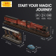 Revell 00303 Bausatz 3D Puzzel Harry Potter Hogwarts™ Express Set