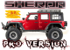 Absima 12016 - 1:10 EP Crawler CR3.4 &quote;SHERPA PRO&quote; Metallic Rot RTR