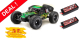 Absima 17001 - Spezial 1:7 Rock Racer &quote;MAMBA 7&quote; Grün 6S Brushless RTR-+ 2* LiPo 6200mAh - DEAL
