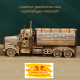 WC-PH-1386 - 3D Puzzle Holz Bausatz Lasercut Fuel Tank Truck US LKW Hauber Tankwagen 307 Teile
