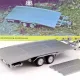 Laudoracing-Models LM 111-12 1:12 Trailer Autoanhänger Ellebi LBA 1950 silver