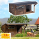 Busch 1518 Schweinestall, Spur H0 1:87