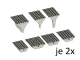 EM629 Riffelblech Ecken je 2 x