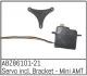 Absima ABZ86101-21 Ersatzteil für Absima 1:16 First Step Performance Cars Servo incl. Bracket - Mini AMT