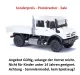 Busch 51081 - Mercedes-Benz Unimog U 5023 Doppelkabine, Bj. 2013, weiß, H0 Modell 1:87 Neu & OVP, 1 Stück, Sonderpreis, Sale, reduziertes Modell, Schnäppchen, Preisknaller