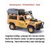 Busch 54311 - Land Rover Defender 90 Camel Trophy 1985, Deutschland, Bj. 1983, H0 Modell 1:87 Neu & OVP, 1 Stück, Sonderpreis, Sale, reduziertes Modell, Schnäppchen, Preisknaller