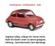 Busch 48705 - Fiat 500, rot , H0 Modell 1:87 Neu & OVP, 1 Stück, Sonderpreis, Sale, reduziertes Modell, Schnäppchen, Preisknaller