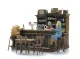 Artitec 387.692 Café-Einrichtung mit 3 Figuren 1 Set 1:87