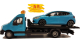 Bburago 18-31401 Iveco Daily Plateau Fahrzeug mit Renault Clio 1:43