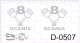 D-0507 - Decalsatz Scania Kolben 2 Stück ca 18 x 18 mm 1:87