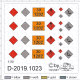 D-2019.1023 Decalsatz Gefahrgut Schilder 1:50 - 1 Satz - 1:50