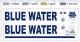 D-2019.1110.1 - Decalsatz Blue Water für Kühlkoffer und Fahrerhaus - 1 Satz 1:87