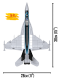 Cobi 5805 F/A-18 Super Hornet Top Gun - Bausatz 570 Teile Maßstab 1:48