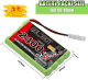 GOLDBAT RC Battery 2400 mAh 9.6 V NiMH Akku Racing Pack für RC Modelle Flugzeug, Boote, Auto, High P
