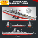 Panlos 637002 Schlachtschiff Deutsche Klasse Bausatz 1418 Teile