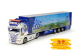 Tekno 64440 Scania R Topline Trio Trans Bayern Star 2 mit Kühlkoffer Auflieger - 1:50