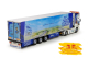 Tekno 64440 Scania R Topline Trio Trans Bayern Star 2 mit Kühlkoffer Auflieger - 1:50