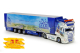 Tekno 64440 Scania R Topline Trio Trans Bayern Star 2 mit Kühlkoffer Auflieger - 1:50