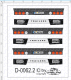 D-0062.2 Rückleuchten Heck Knapen Schubboden - Decalsatz 3 Stück 1:87