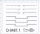 D-0487.1 - Decalsatz Scania R Zierstreifen ohne dünner Kontur 1:87