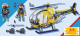 Playmobil 70833 - Air Stuntshow Filmcrew-Helikopter, Spielzeug-Flugzeug mit Crew