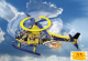 Playmobil 70833 - Air Stuntshow Filmcrew-Helikopter, Spielzeug-Flugzeug mit Crew