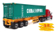 IMC 71045 Diecast Masters International Lone Star Day Cab + 40 Ft Container Trailer 1:50