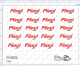 D-0024 Fliegl 5 x 2 mm, 20 Stück - 1:87 Decal