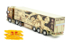 Tekno 83112 Scania R Topline Kühlkoffer Sattelzug Maik Terpe Tätowieren gegen Krebs - 1:50