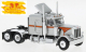 Brekina 85712 Peterbilt 359 silber, orange US Zugmaschine , Hauber, 1:87