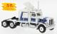 Brekina 85714 Peterbilt 359 weiss, blau (dreifarbig) US Zugmaschine , Hauber, 1:87