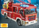 Playmobil 9463 - City Action Feuerwehr-Leiterfahrzeug mit Licht und Sound 89 Teile