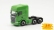 Herpa 951685 Müller Ermensee farbiger Blanko Scania R13 Topline 3-Achs grün 1:87